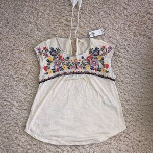 super cute flower blouse
